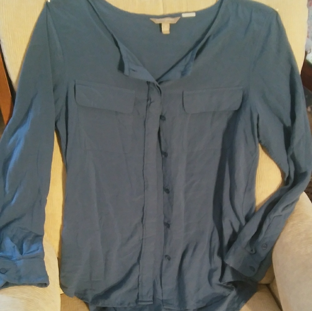 Blue button down - Picture 2 of 5